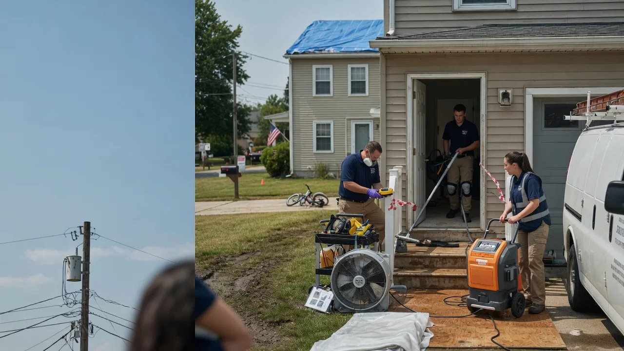 Water Damage Repair in Sharpsville, IN near me